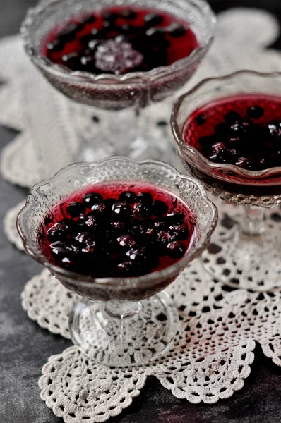 Declicious black berry jelly — Stock Photo, Image