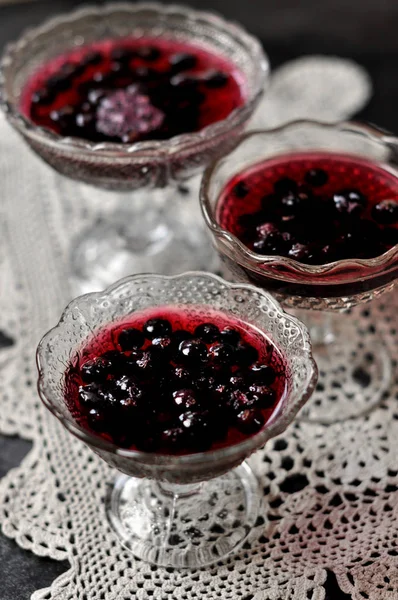 Declicious black berry jelly — Stock Photo, Image