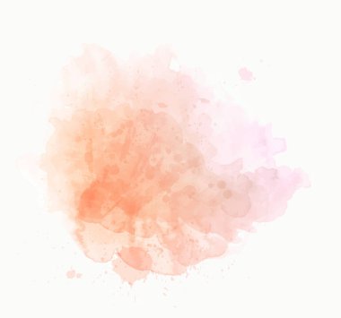 Somon pembe suluboya sıçrama vektör 