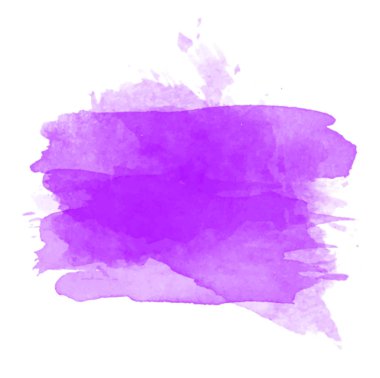 Menekşe suluboya sıçrama vektör 