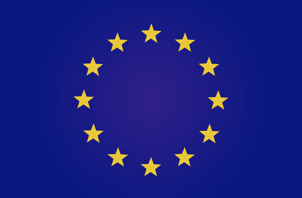 EU flag vector 