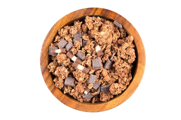 Muesli con trozos de chocolate —  Fotos de Stock