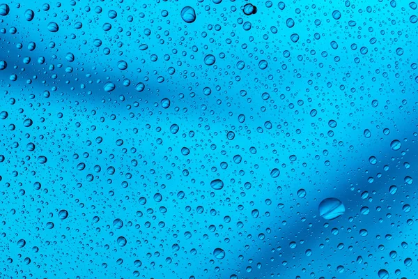 Water raindrops close up — Stock Photo, Image