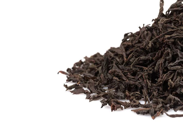 Black tea isolated on white — Stock Photo, Image