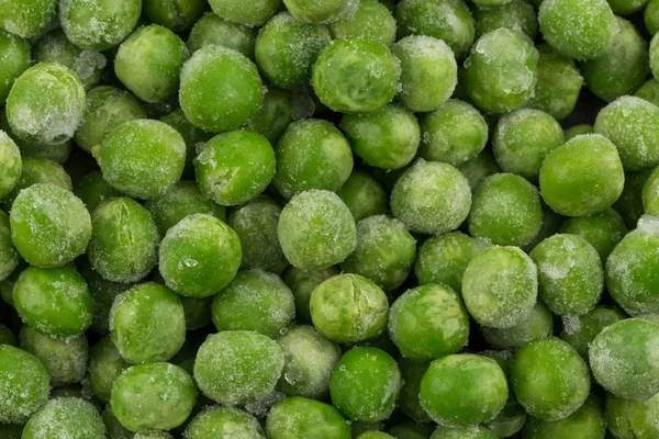 绿色速冻的豌豆 — 图库照片