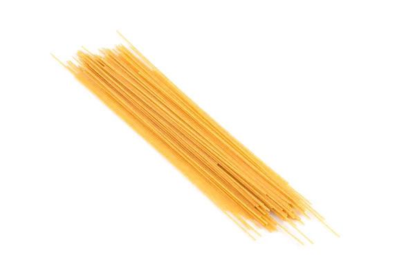 Organic whole wheat spaghetti — Stock Photo, Image