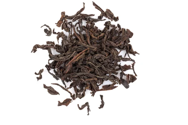 Μαύρο τσάι που απομονώνονται σε λευκό — Φωτογραφία Αρχείου
