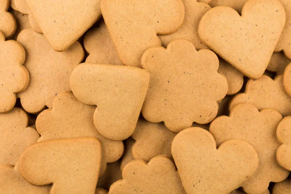 Galletas corazones de jengibre — Foto de Stock