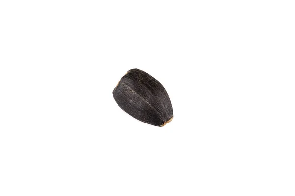 黒いひまわりの種のヒープ — ストック写真