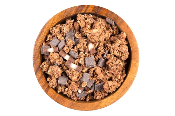 Muesli con trozos de chocolate —  Fotos de Stock