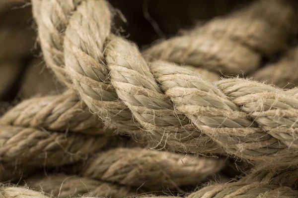 Old rope close up — Stock Photo, Image