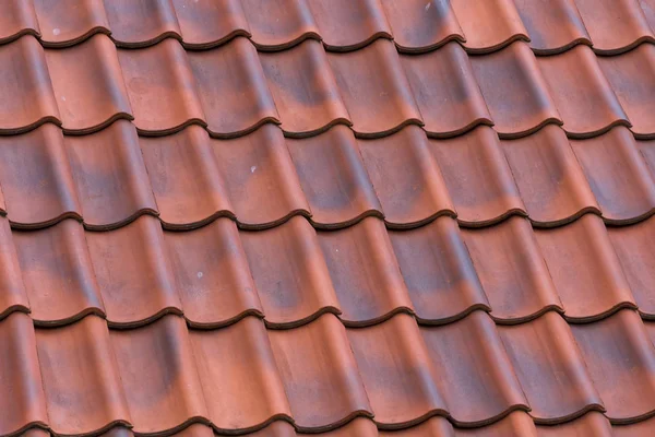 Red tiles roof background — Stock Photo, Image