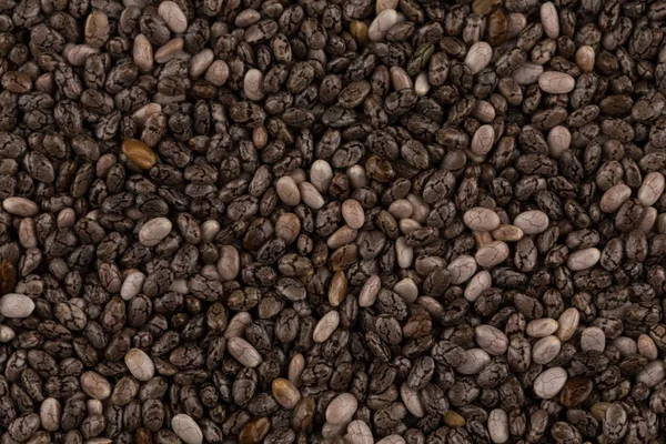 Top View Chia Seeds Can Used Background — Stock Photo, Image