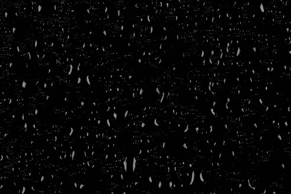 Капли Воды Фоне Темного Стекла — стоковое фото