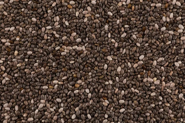 Sementes de chia closeup — Fotografia de Stock