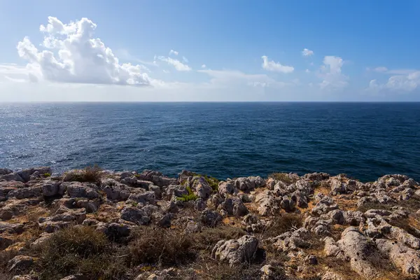 Wspaniały Widok Piękne Wybrzeże Algarve Portugalia — Zdjęcie stockowe