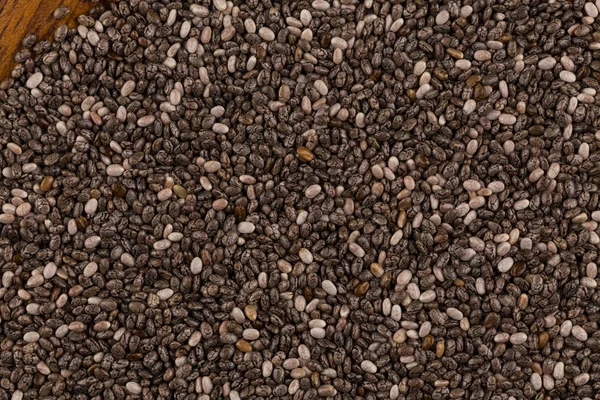 Top View Chia Seeds Can Used Background — Stock Photo, Image