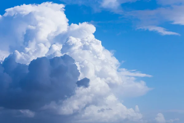 Blauwe Lucht Met Wolken Close Voor Achtergrond — Stockfoto