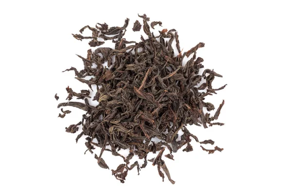 Schwarzer Tee isoliert auf weißem — Stockfoto
