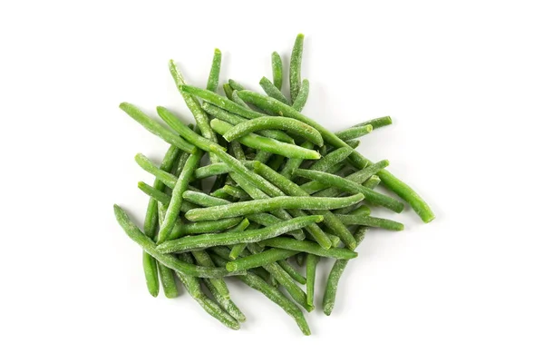 Frijoles verdes congelados cortados vegetales —  Fotos de Stock
