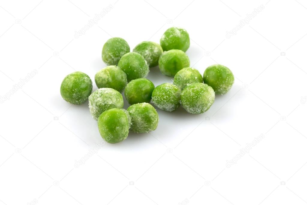 Green frozen peas