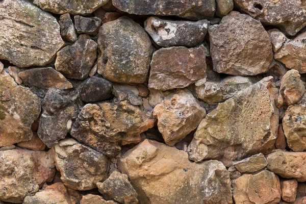 Texture in pietra del muro della città vecchia — Foto Stock