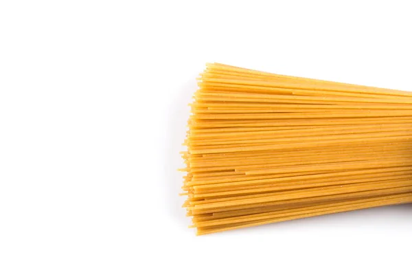 Organic whole wheat spaghetti — Stock Photo, Image