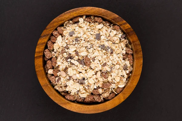 Egészséges zab granola, müzli gabonafélék — Stock Fotó