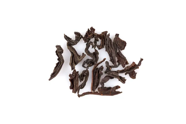 Black tea isolated on white — Stock Photo, Image