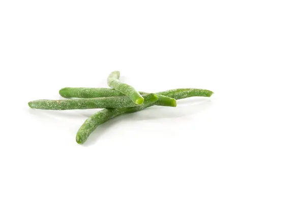 Frijoles verdes congelados cortados vegetales — Foto de Stock