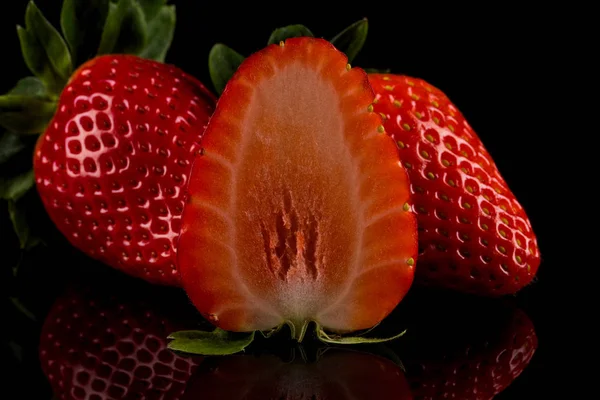 Frutos rojos maduros de fresa — Foto de Stock
