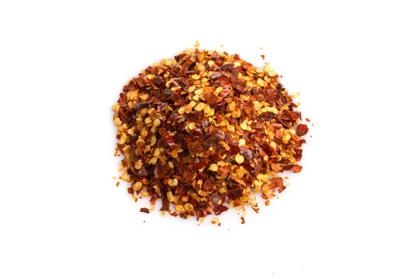 Stapel van een gemalen rode peper — Stockfoto