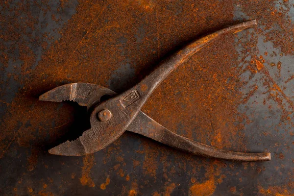 Old rusty pliers tools — Stock Photo, Image