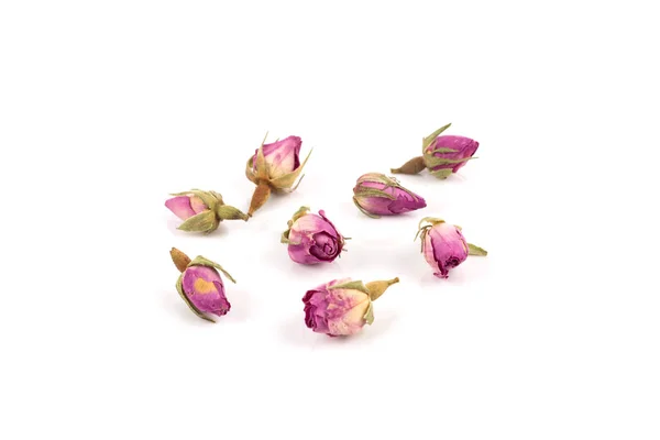 Троянда Квітка Сухий Чай Ізольовані Білому Тлі — стокове фото