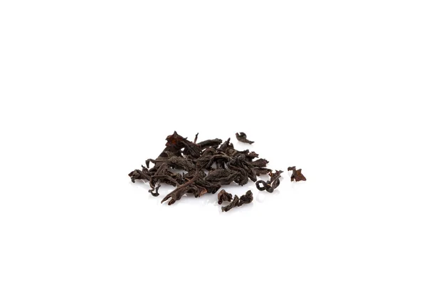 Black tea isolated on white — Stock Photo, Image