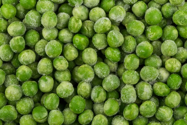 Zielony Groch zamrożony — Zdjęcie stockowe