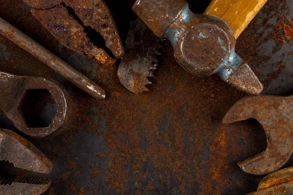 Viejas herramientas oxidadas — Foto de Stock