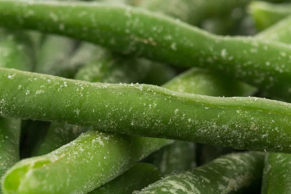 Mrożonych warzyw cięcia zielona fasola — Zdjęcie stockowe