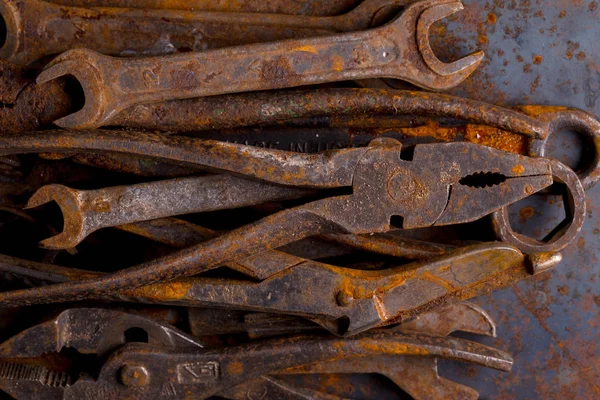 Rusty tools made from chocolate hi-res stock photography and
