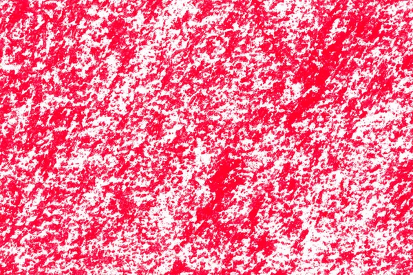 Crayón Rojo Dibujar Papel Blanco — Foto de Stock