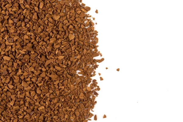 Högen av snabbkaffe korn — Stockfoto