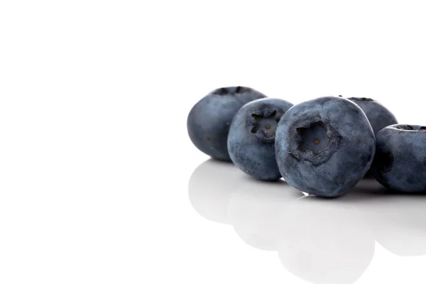 Blueberries isolated close up Royalty Free Stock Photos