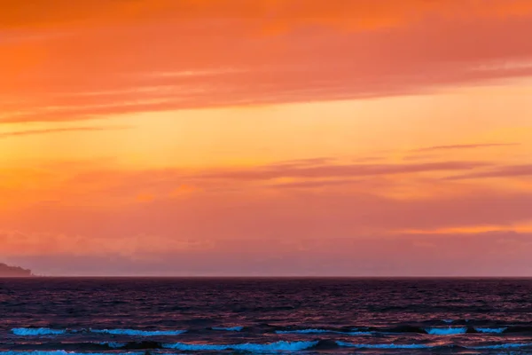 Прекрасный Морской Закат Состав Природы — стоковое фото