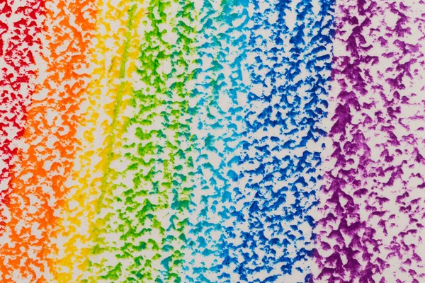 Crayon rainbow bakgrund — Stockfoto