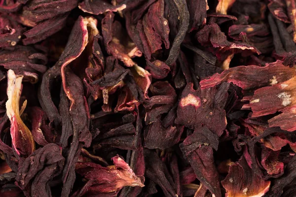 Tas de thé aromatique Hibiscus — Photo