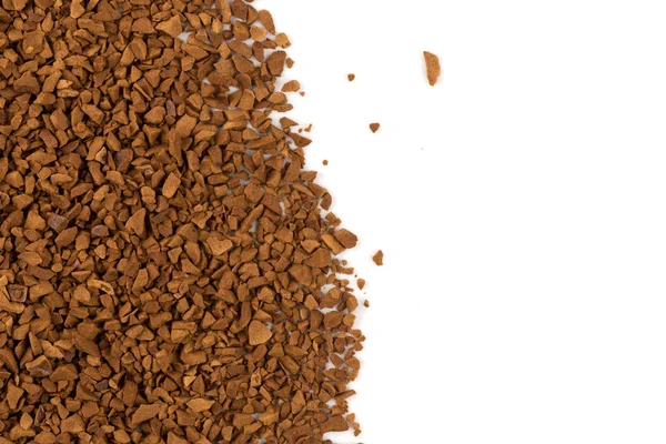 Högen av snabbkaffe korn — Stockfoto