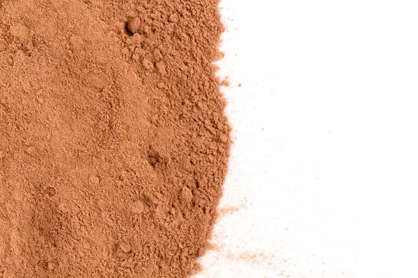 Cocoa powder isolated — Stock Photo, Image