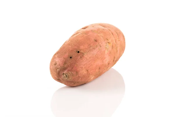 Beyaz arka planda tatlı patates — Stok fotoğraf