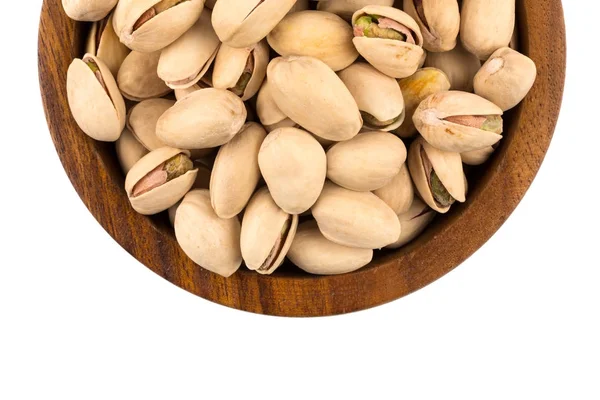 Pistachio nut on white — Stock Photo, Image