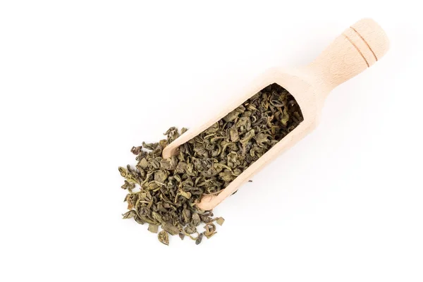 Gunpowder green tea — Stock Photo, Image